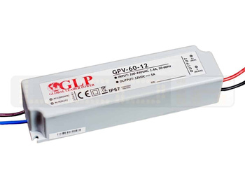 Zasilacz LED GPV-60-12 5A 60W 12V, IP67