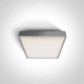 Plafon The LED Plafo Outdoor Square Plastic 67282N/G/W ONE LIGHT
